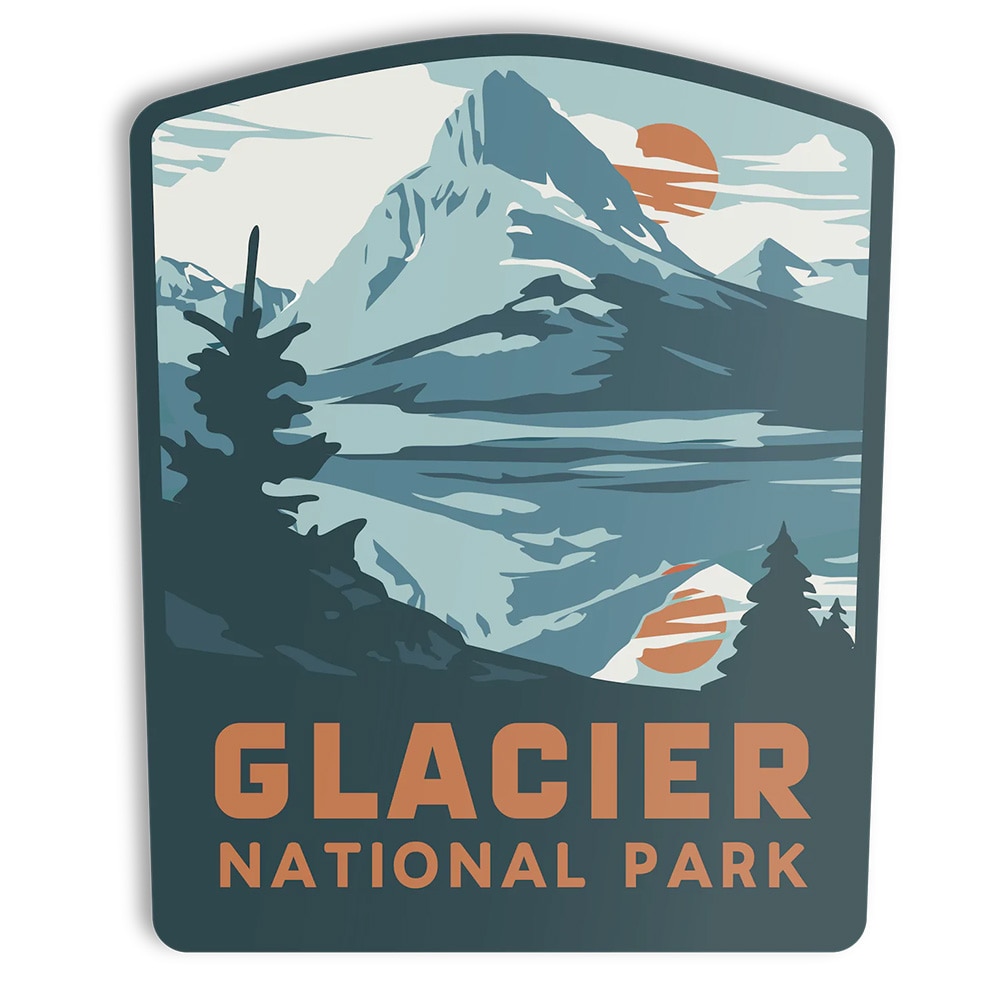The Landmark Project, Stickers, Art & School, Vinyl, Glacier National Park, 639199